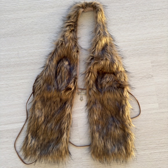 Tops - Fur Top Backless (tie)